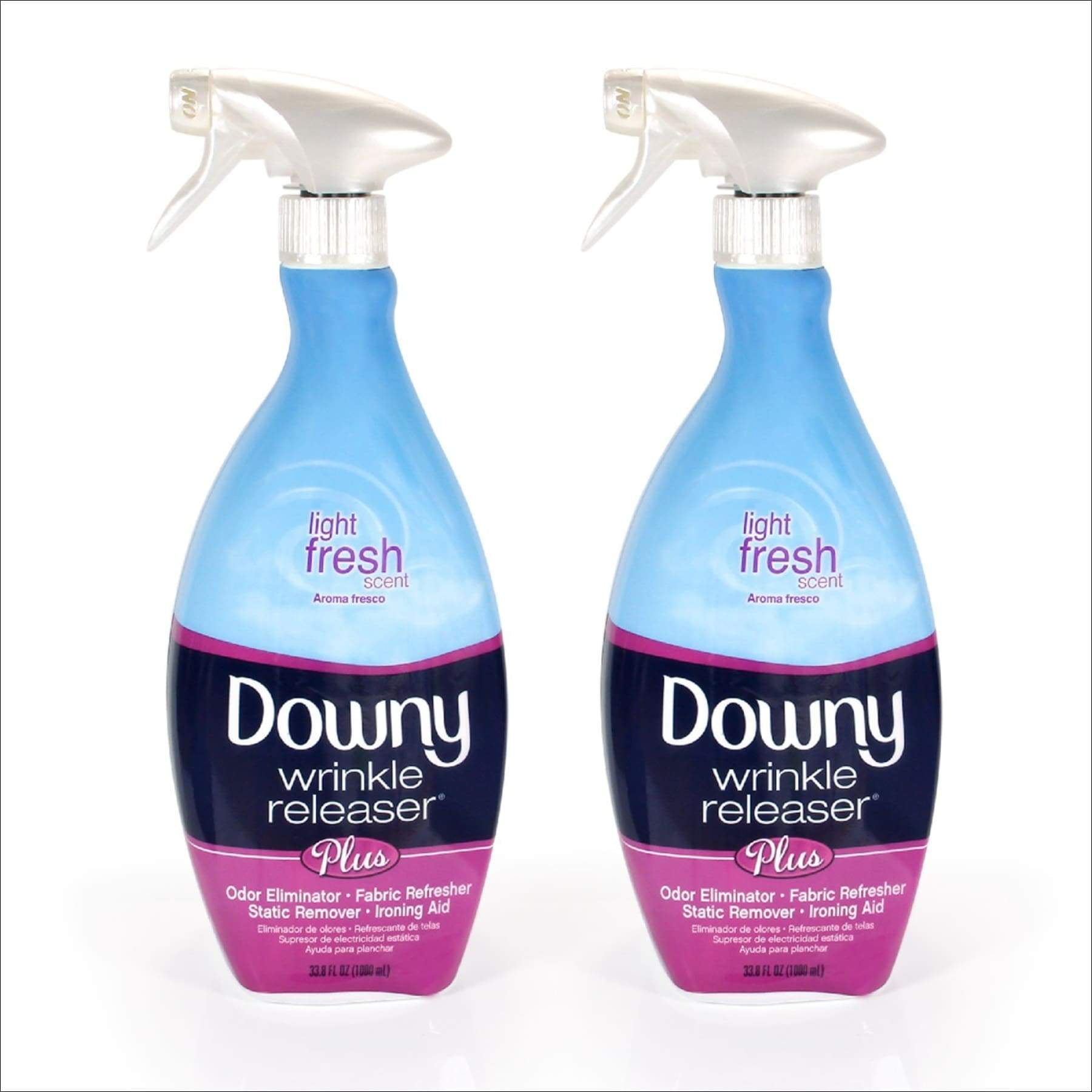 Downy Wrinkle Release Spray Plus, Static Remover, Light Fresh Scent, 33