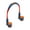 B, variant on Dual-Head Wearable Neck Fan Fashion Contrast Color DesignNeck Fans Turbo Cooling Fan for Outdoor Sports Travel Office Home
