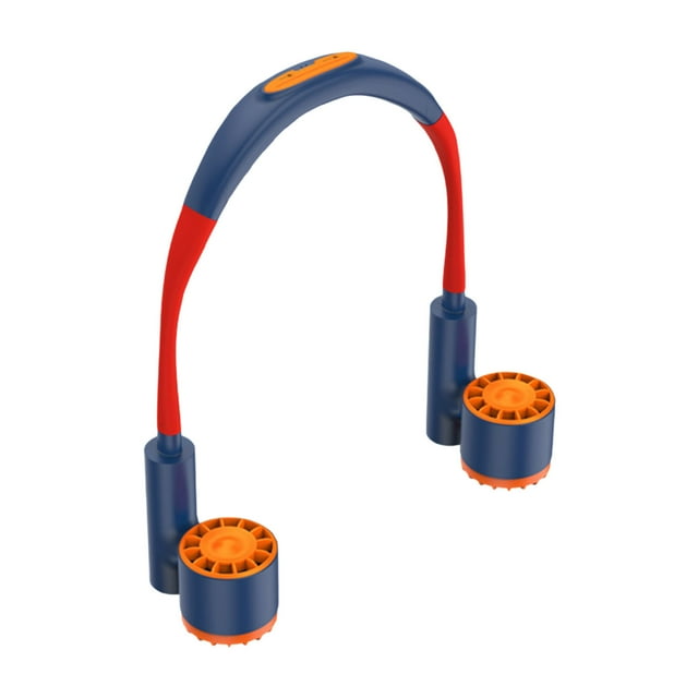 Ventilador Portátil Contraste Recargable Color Colgante Ventilador de Carga Usb Ventilador Portátil de Alta Velocidad Turbo Ventilador de Escritorio de Doble Cabeza