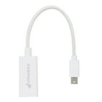 Fosmon Mini DisplayPort (Thunderbolt/Thunderbolt 2) to HDMI Male to Female Adapter, White