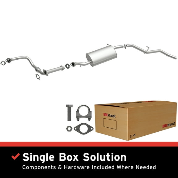 BRExhaust OE Replacement Exhaust System Kit 106-0108: Compatible with 2000-2004 Nissan Xterra 3.3L