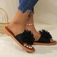 thumbnail image 6 of Willtoo 2026 Trendy Flower Slippers Sandals for Women Summer Casual Flat Sandal Shoes Comfortable Slip on Flower Slides Sandals Beach Shoes, 6 of 6