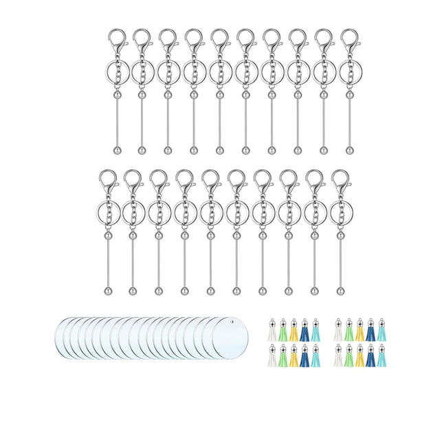 Kit de llaveros con cuentas Strade Fareast Limited 60 piezas
