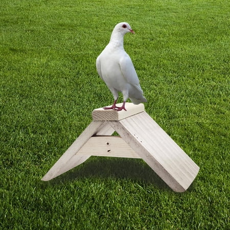 Wooden Dove Rest Stand Platform Breeding Supplies Frame Shelf Durable Bird Standing Rack for Pigeons Parrots Lovebirds Finch Birds Cockatiel