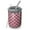 Pink Brown Heart, variant on 12oz Coffee Tumblers Colorful Gradient Checkerboard Checkered Pattern Stainless Steel Vacuum Insulated Travel Tumbler Coffee Cups Mug with Lid and Straw with Cleaning Brush for Cold & Hot Drinks