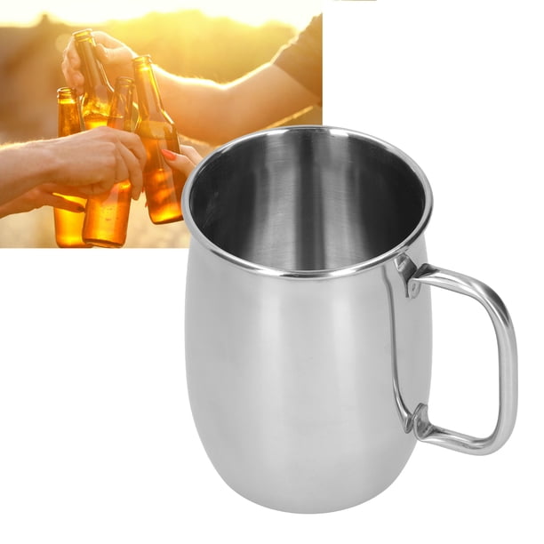 Taza de acero inoxidable de 1000 ml barra de vinos de acero inoxidable taza de cerveza taza de agua con asa taza de café portátil vasos de cerveza de gran capacidad ANGGREK Otros