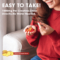 thumbnail image 5 of Creatine Monohydrate Gummy for Men & Women,60 Pineapple Gummies, 5 of 6