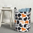 thumbnail image 5 of Abstract irregular shapes pattern Laundry Basket, Laundry Hamper Waterproof Laundry Bag Clothes Hamper Laundry Bin with Handles for Bedroom, Living Room, Kids Room-#, 5 of 5