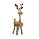 thumbnail image 2 of Figura Decorativa de Reno de Madera para Escritorio, Hecha a Mano, para Pareja, 2 of 6