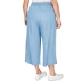 thumbnail image 2 of Alfred Dunner Womens Plus-Size Wide Leg Patch Pocket Ankle Pant, 2 of 4