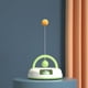 thumbnail image 2 of Juguetes interactivos para gatos, pelota, plumas, varita, palo para gatos de interior que persiguen Verde, 2 of 7