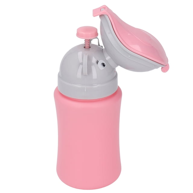 Taza para orinal para niños, orinal portátil a prueBa de fugas, inodoro de emergencia para bebés, niños pequeños, con anillos de silicona de sellado, material pp ecológico,