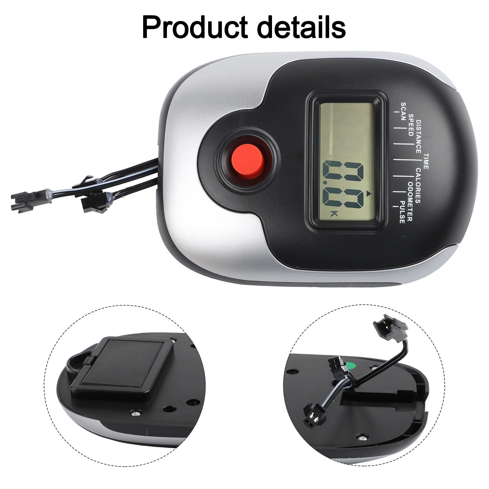 Stationary Bike Display Step Machine Speedmeter Exercise Bike Electronic Meter