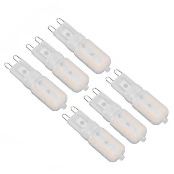 Lámpara G9 Bombilla Regulable Protección Ocular Ahorro De Energía 5W 22 LED Bombillas Pequeñas Para Lámpara De Techo Lámpara De Escritorio 6pcs