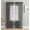 Charcoal Grey, variant on THD Essentials Sheer Voile Window Treatment Rod Pocket Curtain Panels - Pair