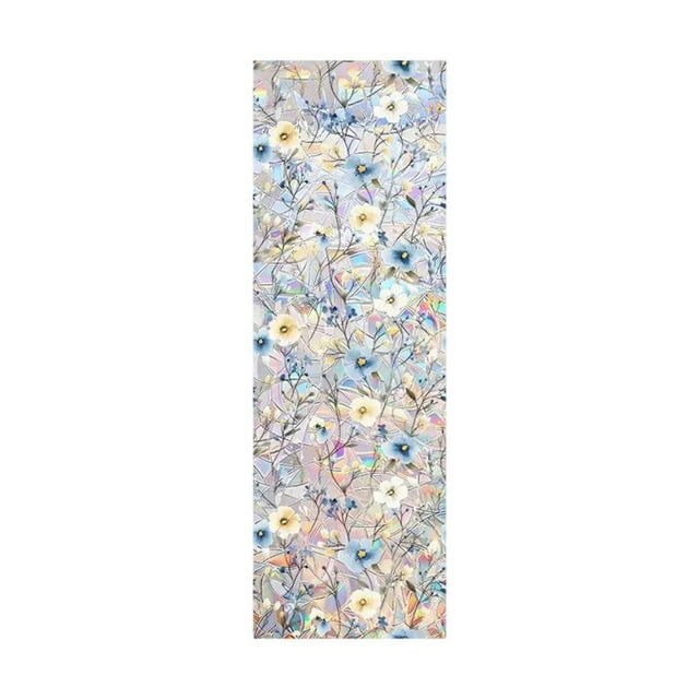 Feltree Bohemian Rainbow Window Decals - Electrostatic Adhesive Stained Glass Film for Heat Control & Privacy Protection