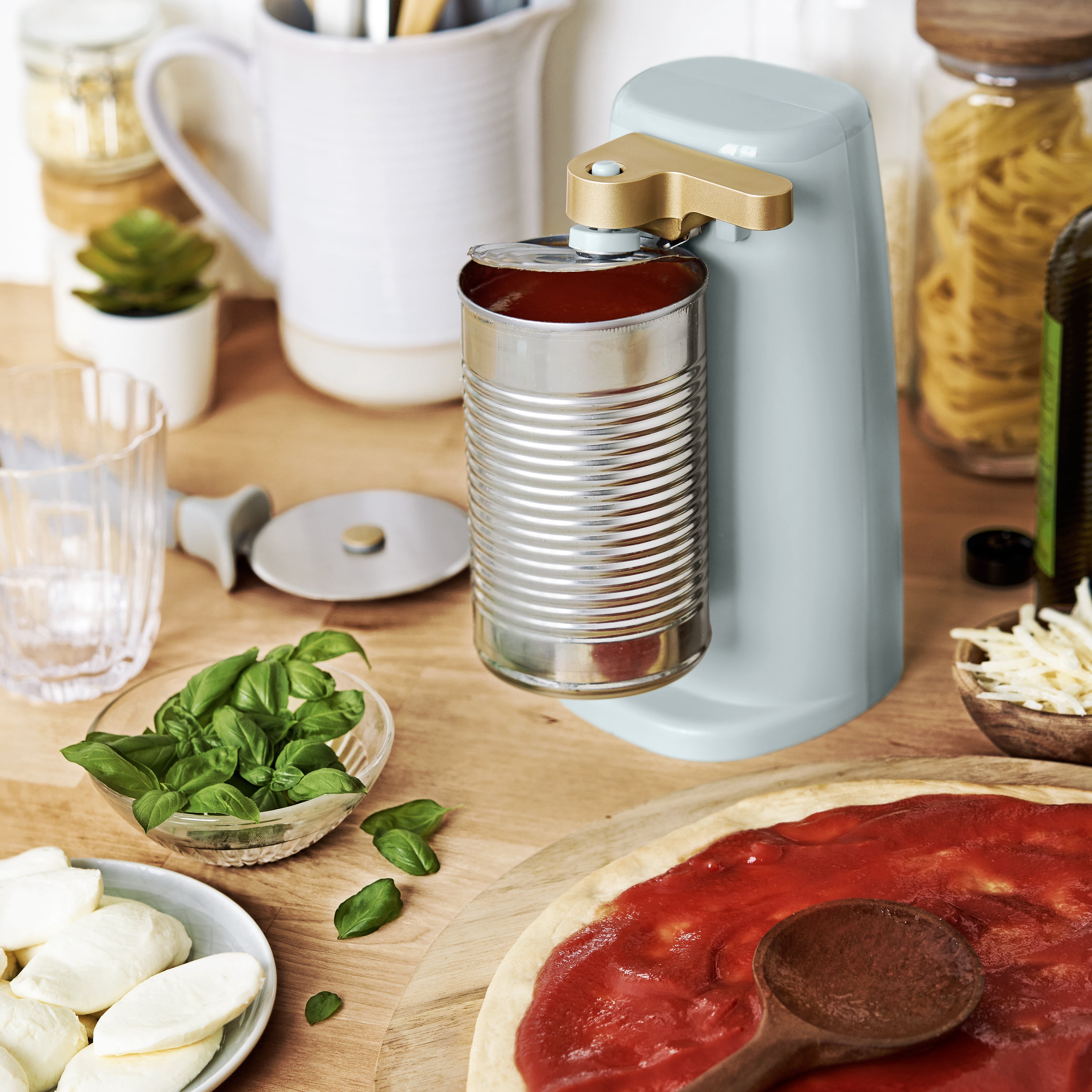 Beautiful Easy-Prep Electric Can Opener, Hydrangea by Drew Barrymore