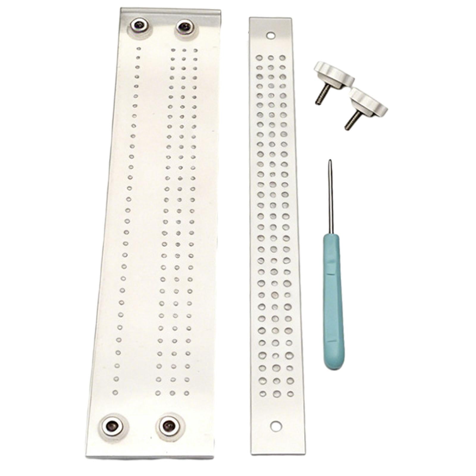 Milageto Book Binding Kit Journal Book Binding Punch Guide Set for Handmade Notebooks