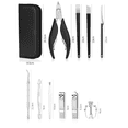thumbnail image 2 of Kit de herramientas para uñas gruesas, cuchillo para pedicura, cortaúñas, Kit de manicura para cutículas, herramienta para el cuidado de los pies, lima para uñas de los pies Levamdar  CPB-US-YYM342-5, 2 of 6