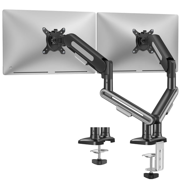 MOUNTUP Dual Monitor Mount Holds 4.4-26.5lbs, Heavy Duty Monitors Arm for 39 37 34 32 27inch,Double Monitor Stand for 2 Monitor,