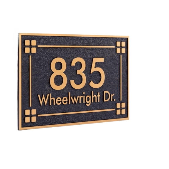 Personalized Address Plaque Custom House Number Sign Address Signs for Houses Indoor/Outdoor Use