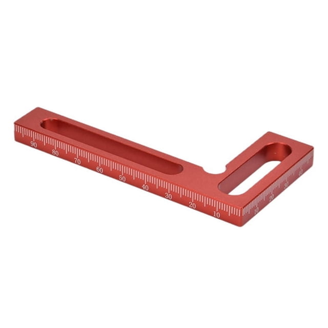Aluminum Alloy Square Ruler Height Ruler 90 Degree Square Ruler Woodworking Measuring Tools Marking Ruler B.