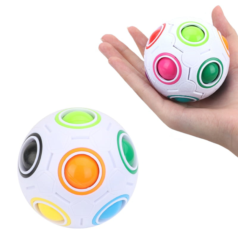 Rainbow Magic Ball Plastic Cube Twist Puzzle Children's Educational Toy fashi JM 