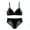 Black bras for women, variant on Lace Everyday Triangle Bra Sets Push Up Underwear Wirefree Workout Breathable Thin Lightly Underpants Briefs Bralette Comfy Bra Girls Teens Black S