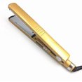 thumbnail image 1 of Plancha de pelo HUOGUO Mini rizador de cerámica dorada, 1 of 4