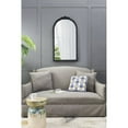 thumbnail image 2 of Gzxs Traditional Arch Mirror, 23"x42", Black, Baroque Inspired Wall Decor, 2 of 7