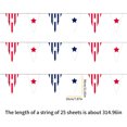 thumbnail image 6 of American Flag Banner,1PCS USA Flag Banner Independence Day Banner Small String Mini Flag, 26.25Ft American flag Banner for Patriotic Events, Sports, Bars Decorations, 6 of 7