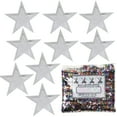 thumbnail image 2 of Confetti Star 1 1/4" Silver - Half Pound (8 oz) - CCL9527, 2 of 8