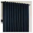 thumbnail image 5 of KeLiang Faux Linen Room Darkening Curtains - 84 Inches Long Extra Wide Luxury Linen Curtains for Bedroom & Living Room (1 Panel), 100W X 84L, Nightfall Navy, 5 of 9