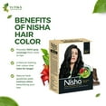 thumbnail image 6 of Nisha Rich Henna Hair Color, Permanent Black Hair Color Dye, Full Grey Coverage, Natural Black, 2.12 oz, 6 of 9