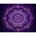 thumbnail image 1 of Mandala Violet Énigmatique - Peinture Diamant DIY, 1 of 6