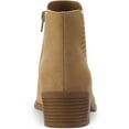 thumbnail image 3 of Style & Co. Womens Gerddie Faux Suede Perforated Ankle Boots, 3 of 3