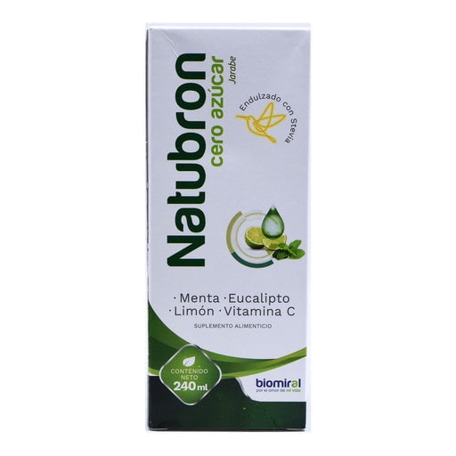 JARABE NATUBRON SIN AZUCAR 240 ML -BIOMIRAL