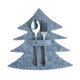thumbnail image 3 of Matsuzay 4 unidades/juego de vajilla para árbol de Navidad, soporte de almacenamiento, bolsa para cubiertos, decoración, dinero en efectivo, Kits de decoración para fiestas Gris, 3 of 6