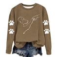 thumbnail image 4 of Neewe Womens Oversized Sweatshirts Hoodies Fleece Crewneck Sweaters MXsual Tops Comfy Fall Fashion Outfits Winter Clothes 2025, 4 of 4