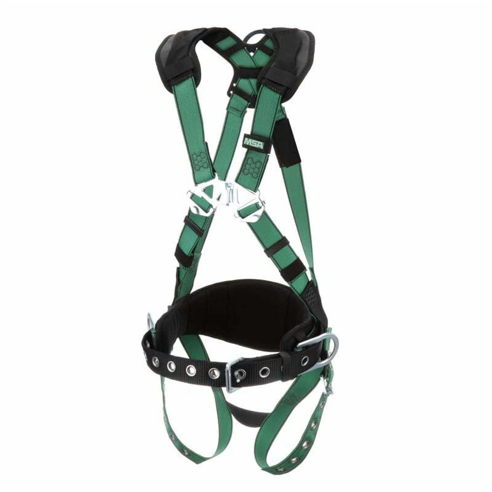 Msa Safety Full Body Harness,V-FORM,XL 10197365