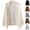 White, variant on HAJWOH Winter Shawl Wraps Women Fashion Knitted Shawls Stylish High-end Knitted Cape -use Scarf