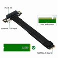 thumbnail image 2 of 3.0 PCI-E 4X To for M.2 for M for Key 2280 Riser Card 3.0 Cable M2 Key-M PCI-Exp, 2 of 5