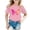 a-Pink, variant on WMQPNNS Girls Summer Tops Casual Short Sleeve T-Shirts Kids Graphic Tees Size 7/8 Crewneck Cotton T Shirt Printed Casual Loose Tunic Shirt Printed Tops(Size 7-8 Years, a-Pink)