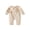 Apricot, variant on RUINIXCW Baby Fall Sweater Romper Wrap Side-Tie Long Sleeve Knit Bodysuit