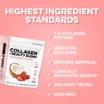 thumbnail image 4 of Clean Simple Eats Collagen Powder Beauty Blend, Strawberry Colada, Grass Fed Bovine & Chicken Hydrolyzed Collagen Peptides, Hyaluronic Acid For Hair, Skin, Nail & Joint Support, 14.6 oz, 30 Servings, 4 of 9