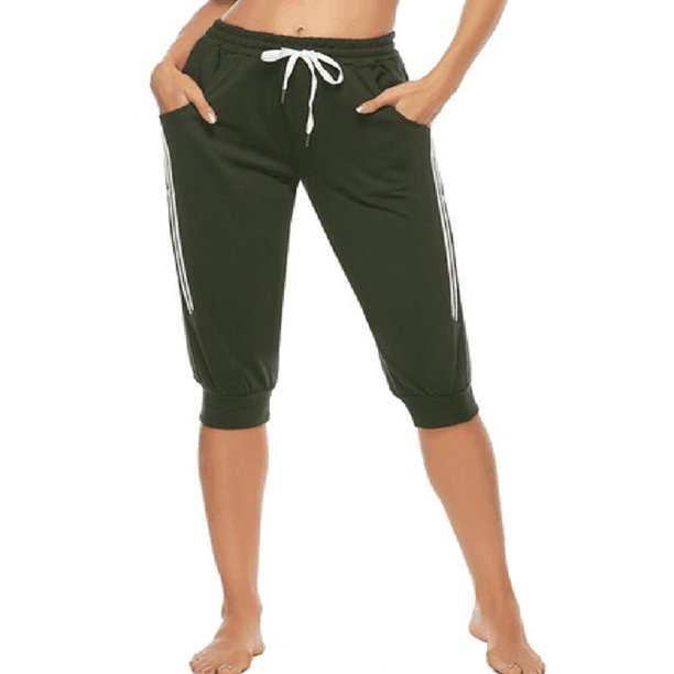 Capri Jogger Pants Womens