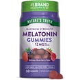 thumbnail image 1 of Suplemento de gomitas de melatonina Nature's Truth, 12 mg, mezcla de bayas, 1 of 7