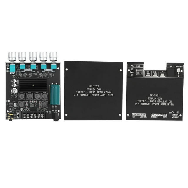 Placa amplificadora digital Bluetooth, placa amplificadora de potencia para placa amplificadora Placa amplificadora de potencia Materiales ecológicos