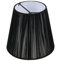 KONTONTY Black Cloth Lamp Shade Cover for Ceiling Wall Lamps Durable Protective Light Shade