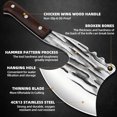 thumbnail image 2 of Professional Kitchen Knife Chef Knife Cleaver Kitchen Knife Meat Cleaver For Meat Vegetable Knife, 2 of 5